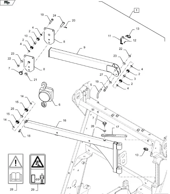 87494804 - лебедочный механизм