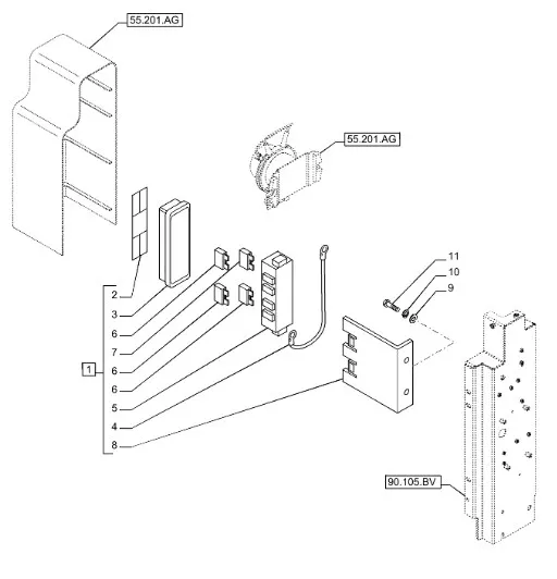 338060A1 - Предохранитель 60А TGT8./Mg.